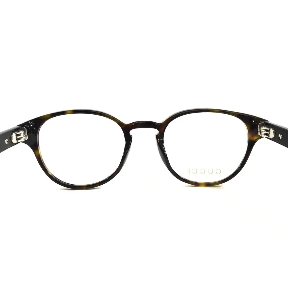 Gucci Eyeglasses Frames GG0827O 002 Dark Tortoise Round 48-20-145